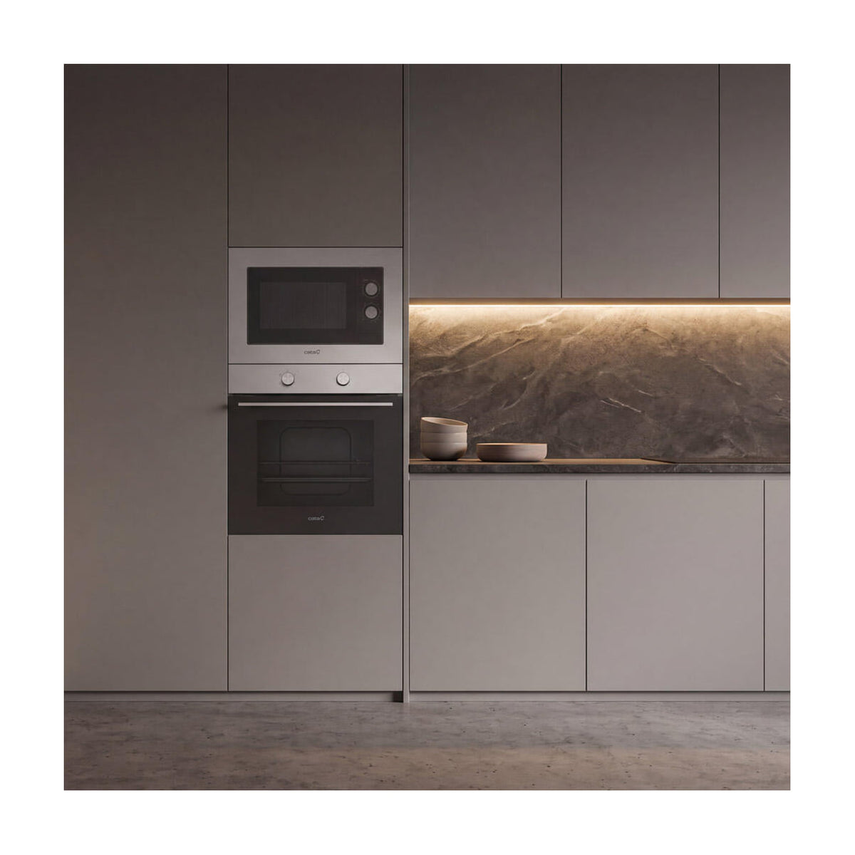 Horno convencional Cata SES 8004 X, 73 litros y 4 funciones
