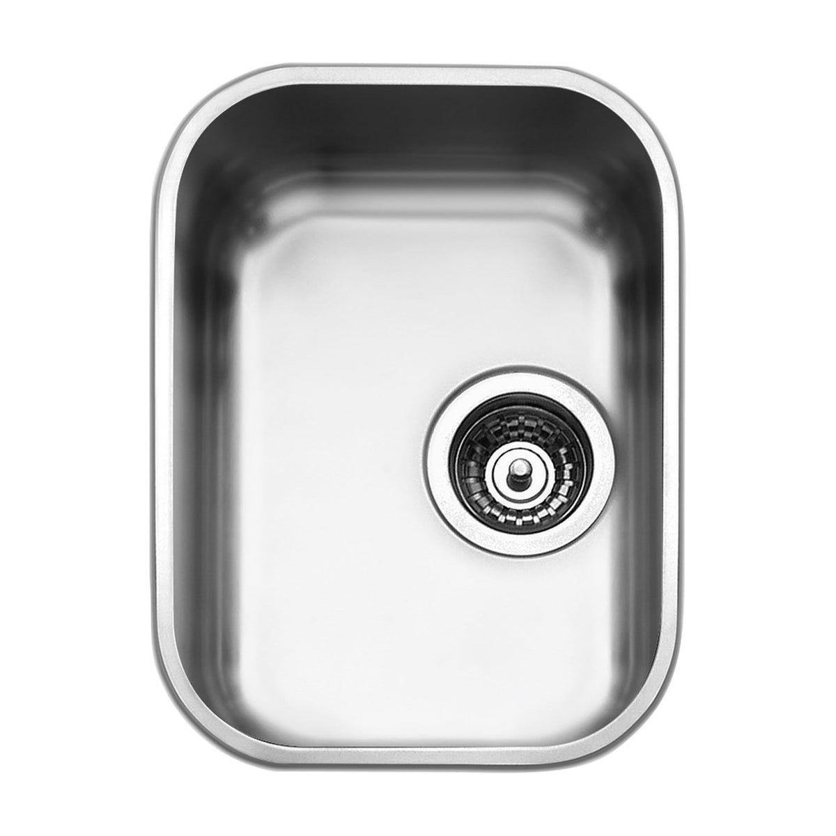 Fregadero Smeg UM30 de acero inoxidable, una cubeta y montaje bajo encimera