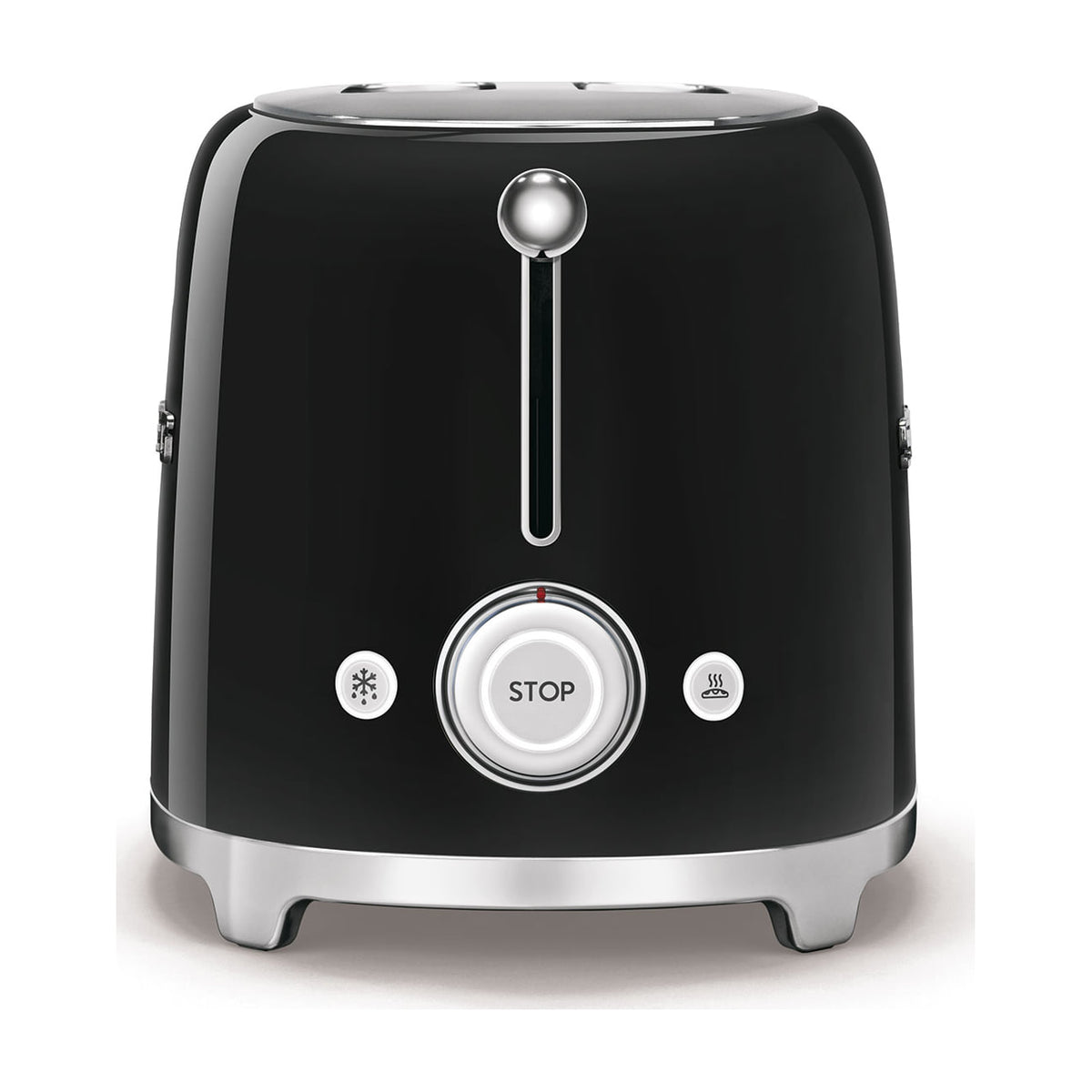 Tostadora Smeg TSF02BLEU negra, 4 rebanadas y 6 niveles de tostado