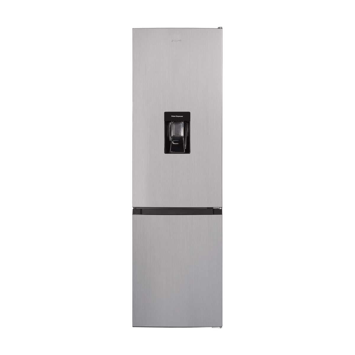 Frigorífico combi Exquisit KGC265-70-WS-040D inoxlook, 260 l, dispensador de agua