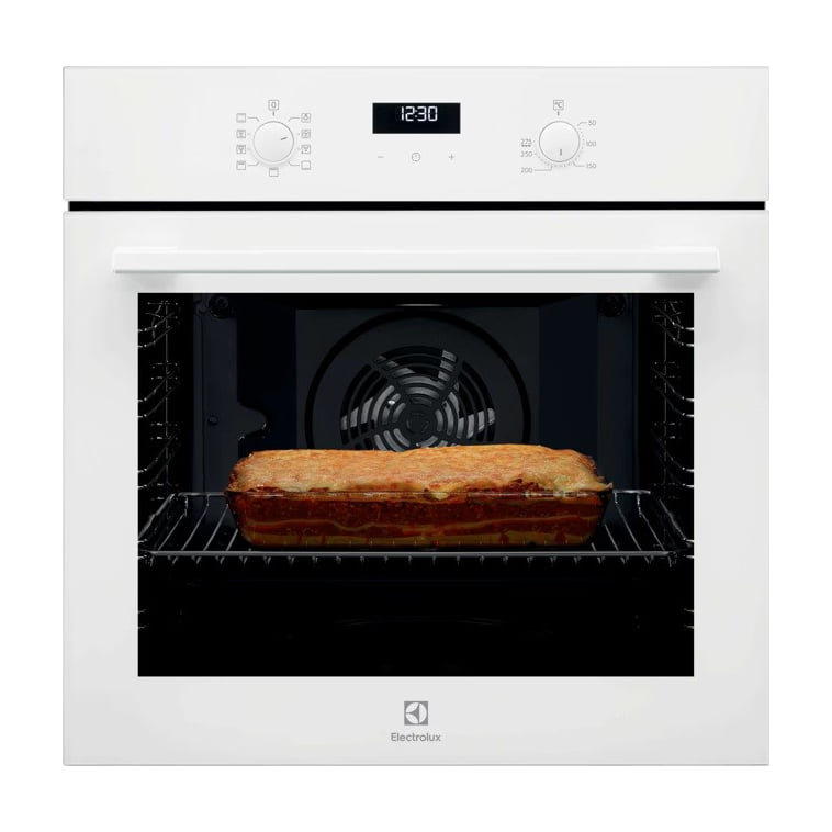Horno multifunción Electrolux OEF5H50V de 72 l con AquaClean, blanco