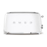 Tostadora Smeg TSF02WHEU blanca, 2 ranuras extralargas y 1500 W