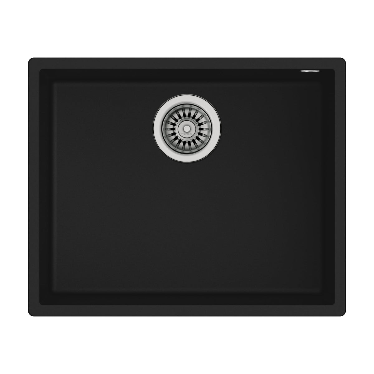 Fregadero Teka Square 50.40 TG negro, bajo encimera de 54 × 44 cm