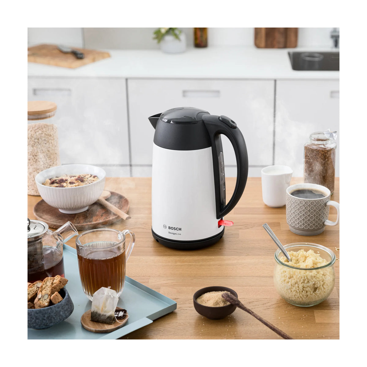 Hervidor Bosch TWK3P421 DesignLine de 1,7 l y 2400 W