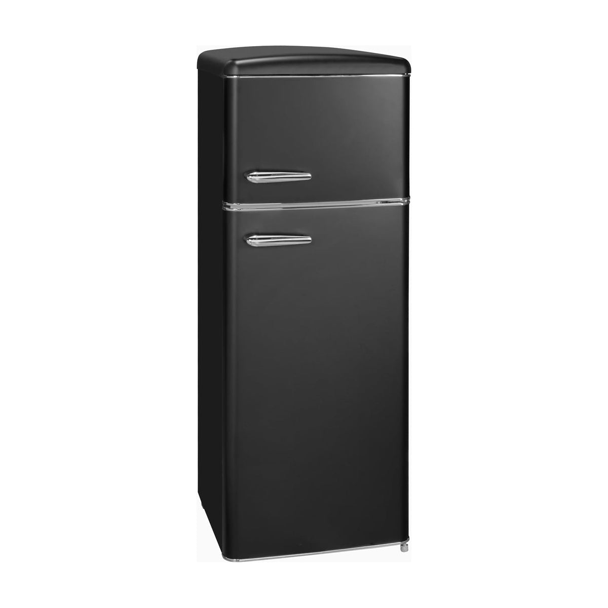 Frigorífico de dos puertas Exquisit RKGC270-45-H-160E, 206 l, negro mate