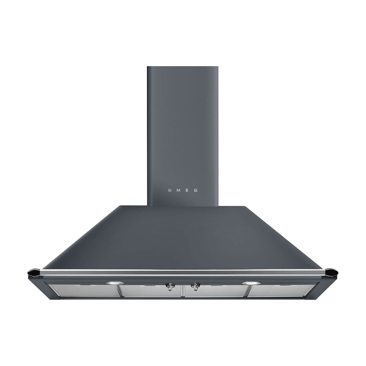 Campana decorativa Smeg KT110GRE de 110 cm, gris pizarra