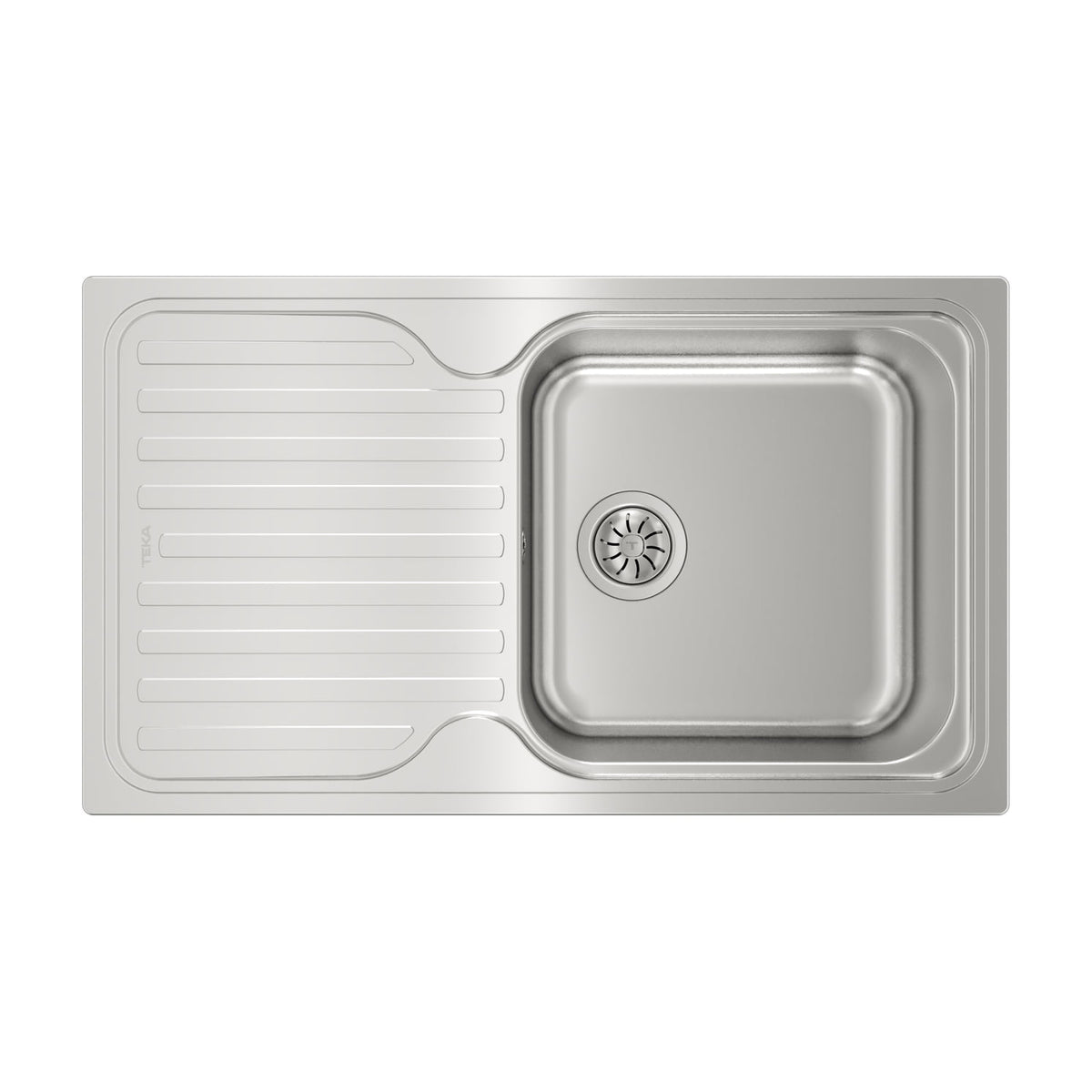 Fregadero Teka Classic 1C 1E de acero inoxidable con escurridor reversible