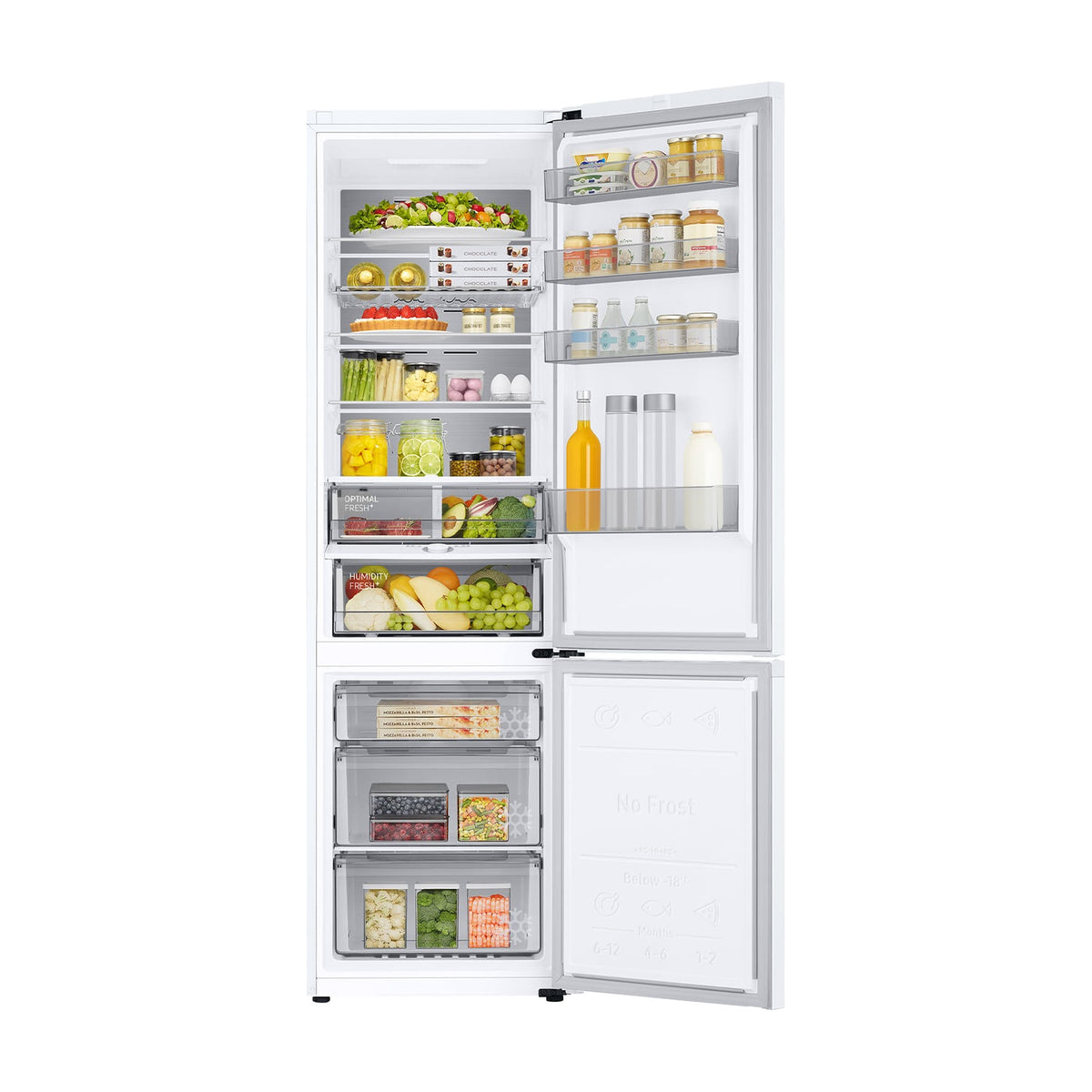 Frigorífico combi Samsung RB38C705CWW/EF de 390 l, No Frost