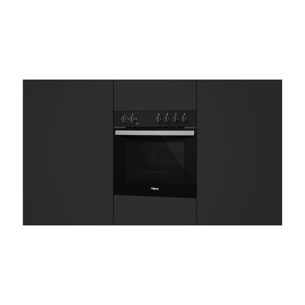 Horno Teka HBE 490 ME BK polivalente, 72 l, negro