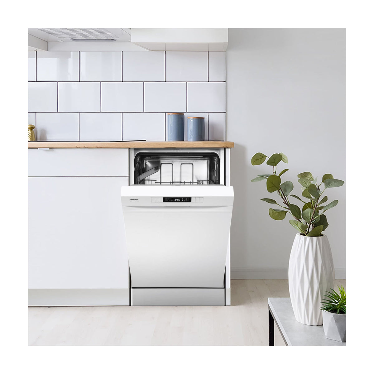 Lavavajillas Hisense HS522E10W de 45 cm y 9 cubiertos