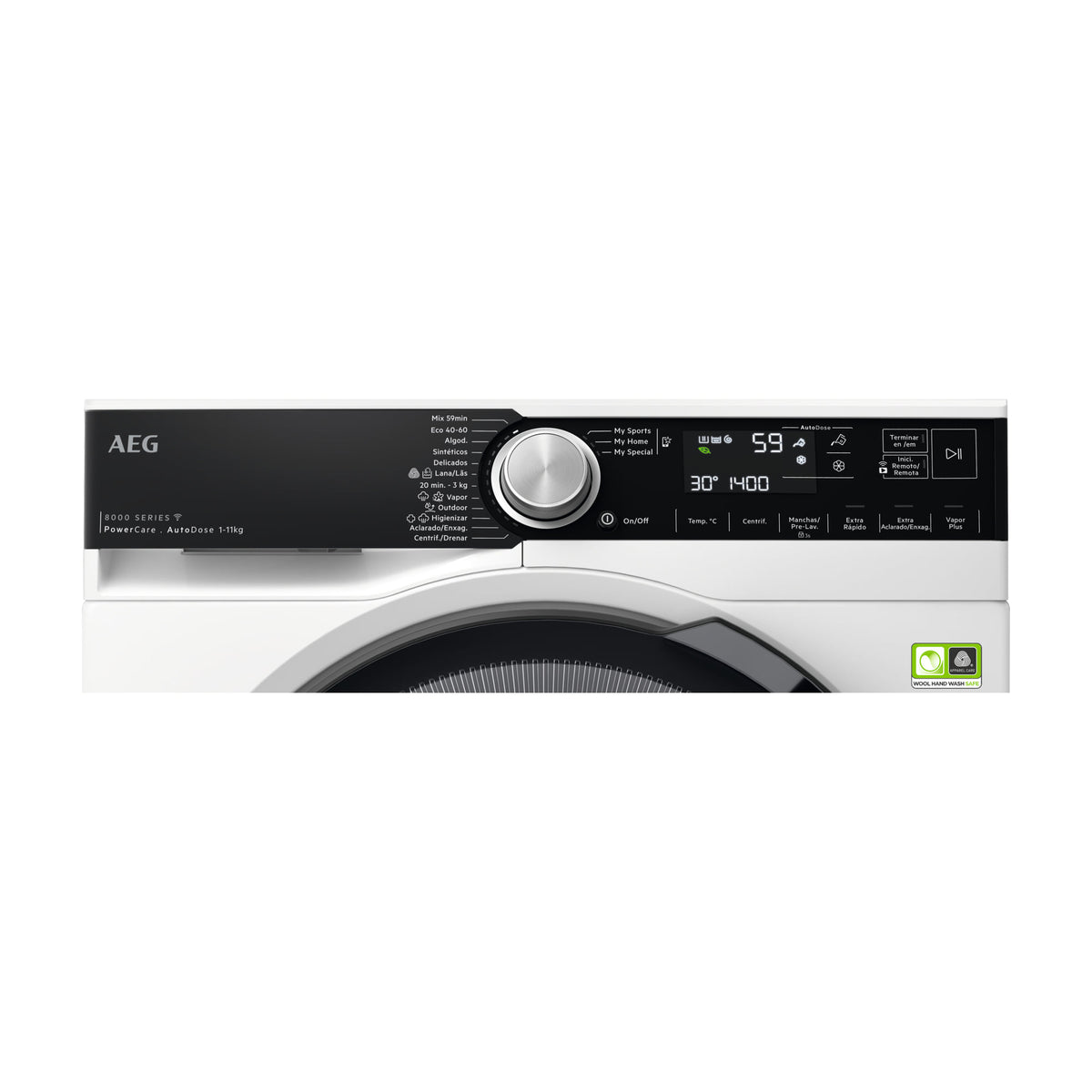 Lavadora AEG LFR8504L6Q de 11 kg con AutoDose