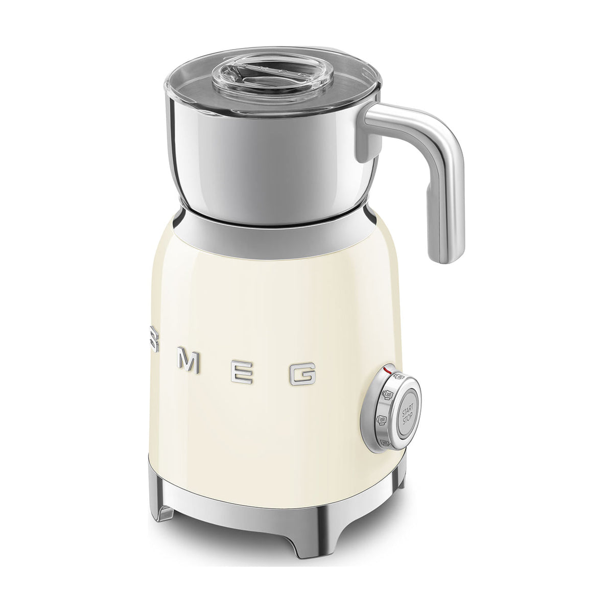 Espumador de leche Smeg MFF11CREU por inducción, 500 W, crema
