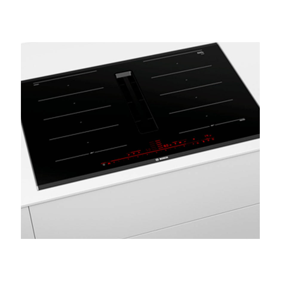 Placa de inducción con extractor Bosch PXX875D67E, 80 cm, FlexInducción
