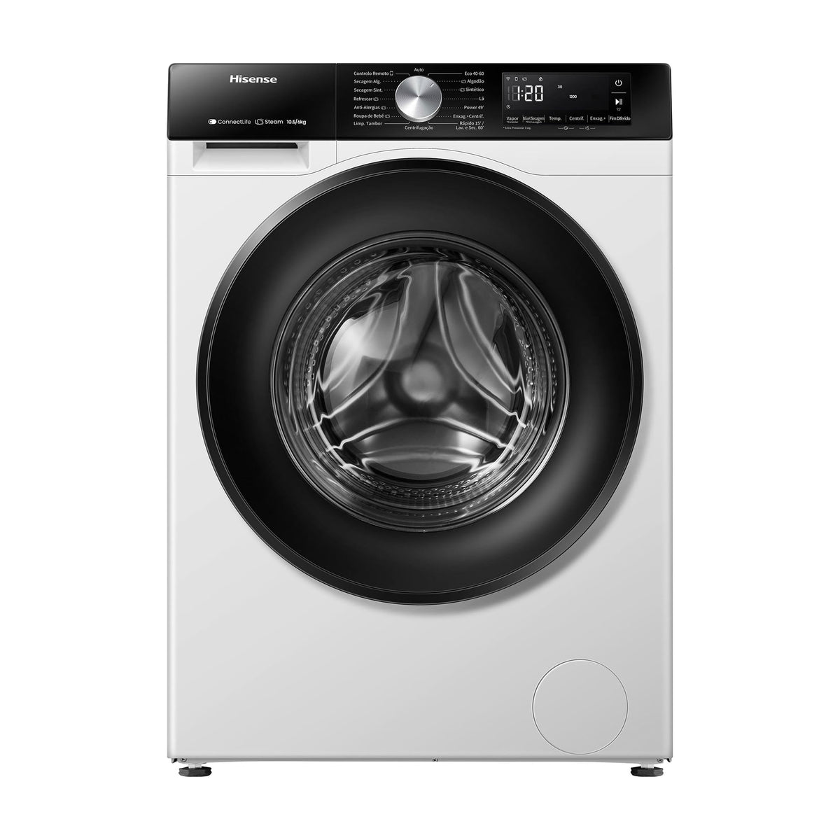 Lavasecadora Hisense WD3S1043BW3 de 10,5/6 kg con WiFi