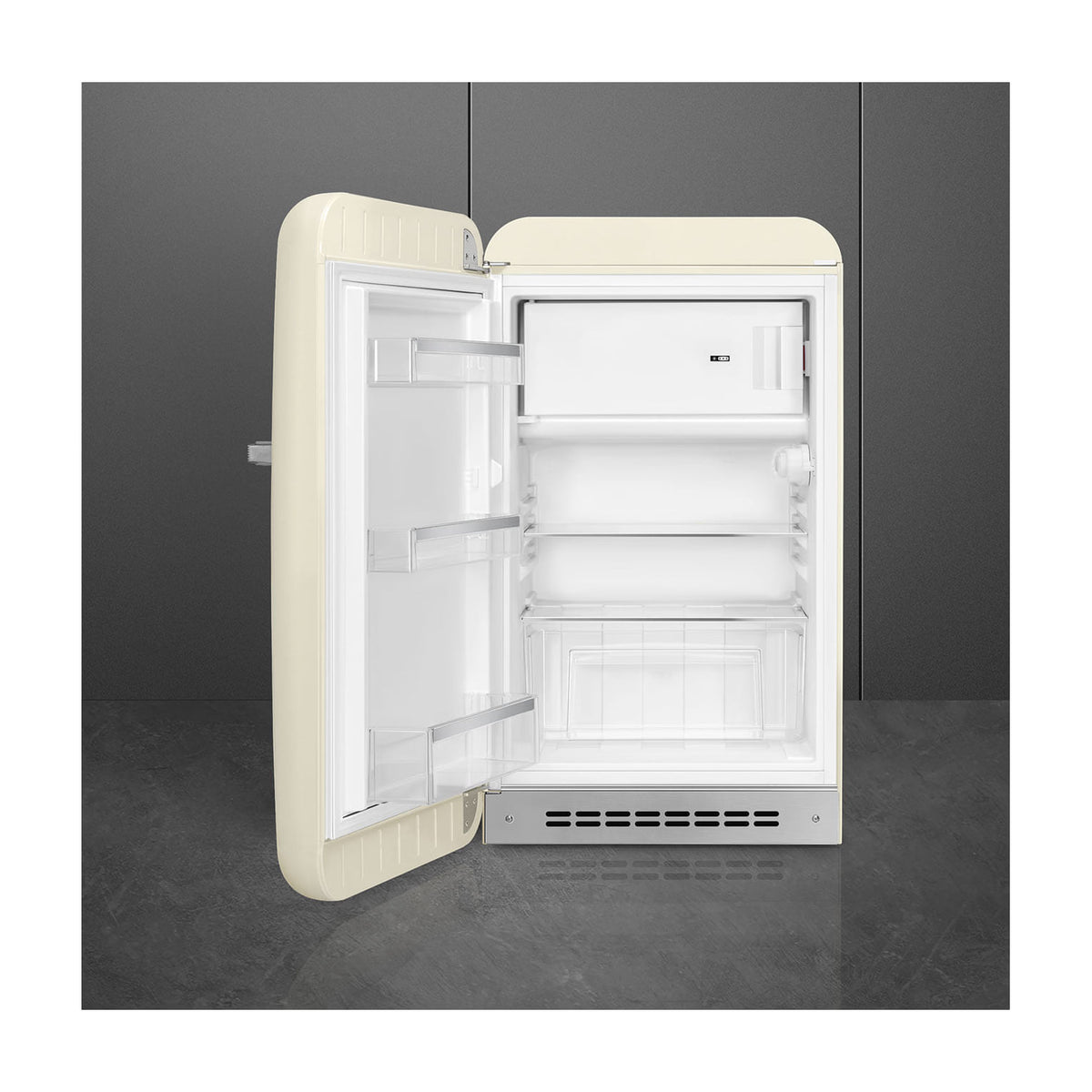 Frigorífico de una puerta Smeg FAB10LCR6, crema, 122 l