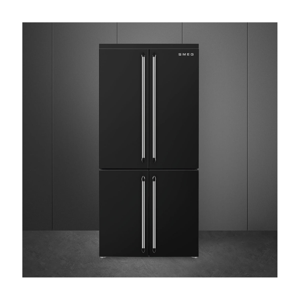Frigorífico americano Smeg FQ960BL6 negro, 572 l, No Frost total