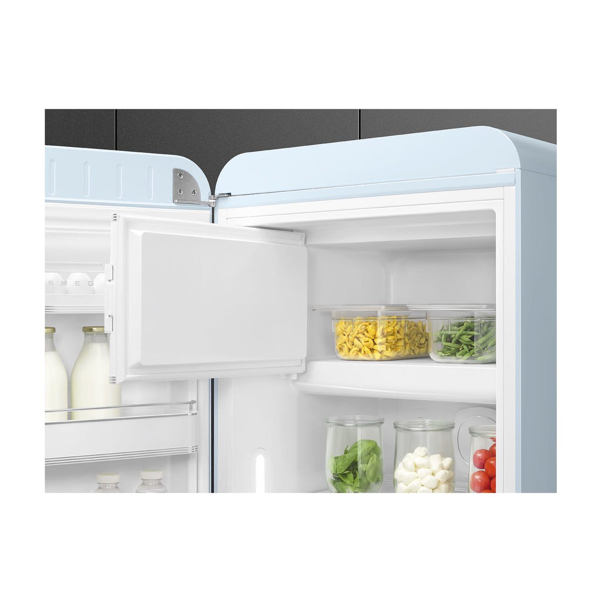 Frigorífico de una puerta Smeg FAB28LPB6, 270 l, azul pastel