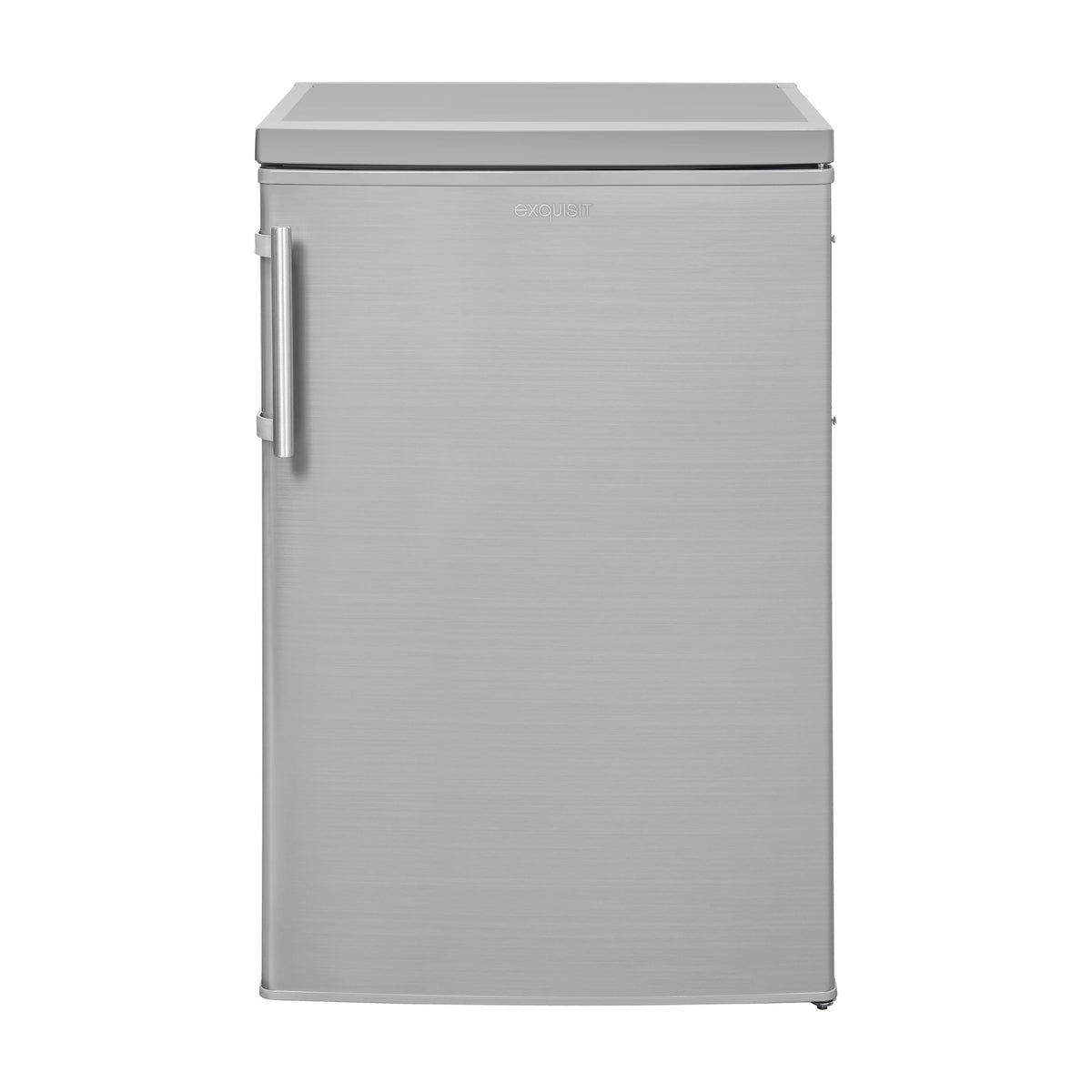 Frigorífico de una puerta Exquisit KS16-4-HE-040E inoxlook, 109 l, clase E