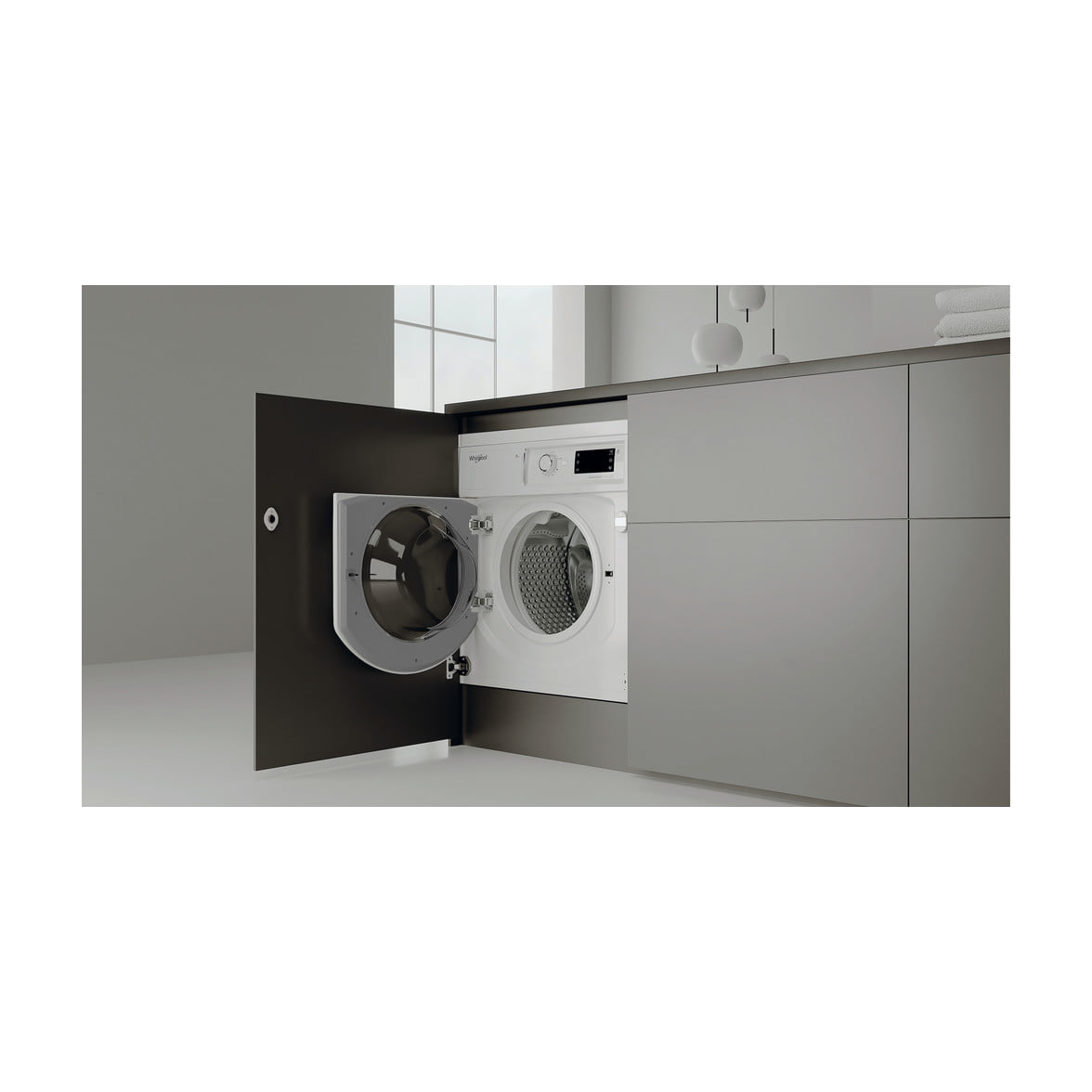 Lavadora integrable Whirlpool BI WMWG 81485E EU, 8 kg y 1400 rpm