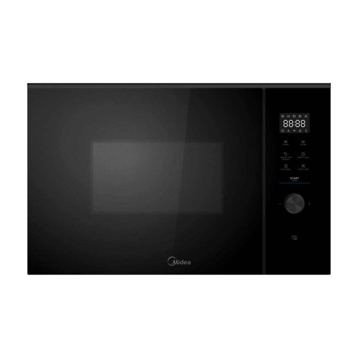 Microondas integrable Midea MEG38KBL de 25 l con grill e Inverter