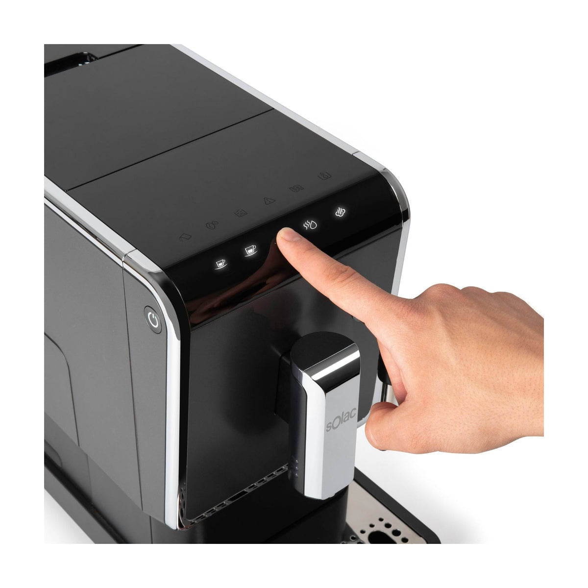 Cafetera superautomática Solac CA4810 de 19 bar con control táctil