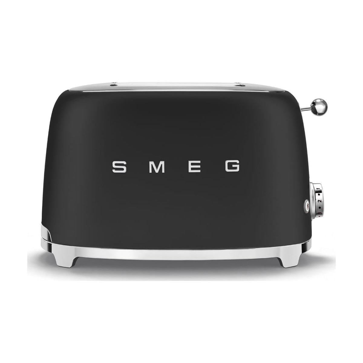 Tostadora Smeg TSF01BLMEU de 2 ranuras, negro mate