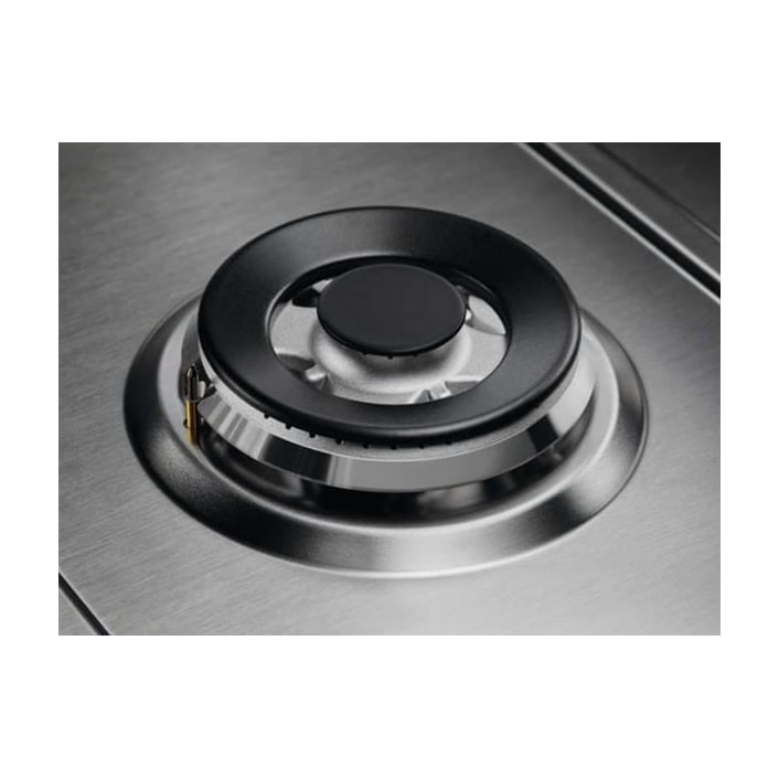 Placa de gas Electrolux KGS7536SX de 75 cm y 5 zonas