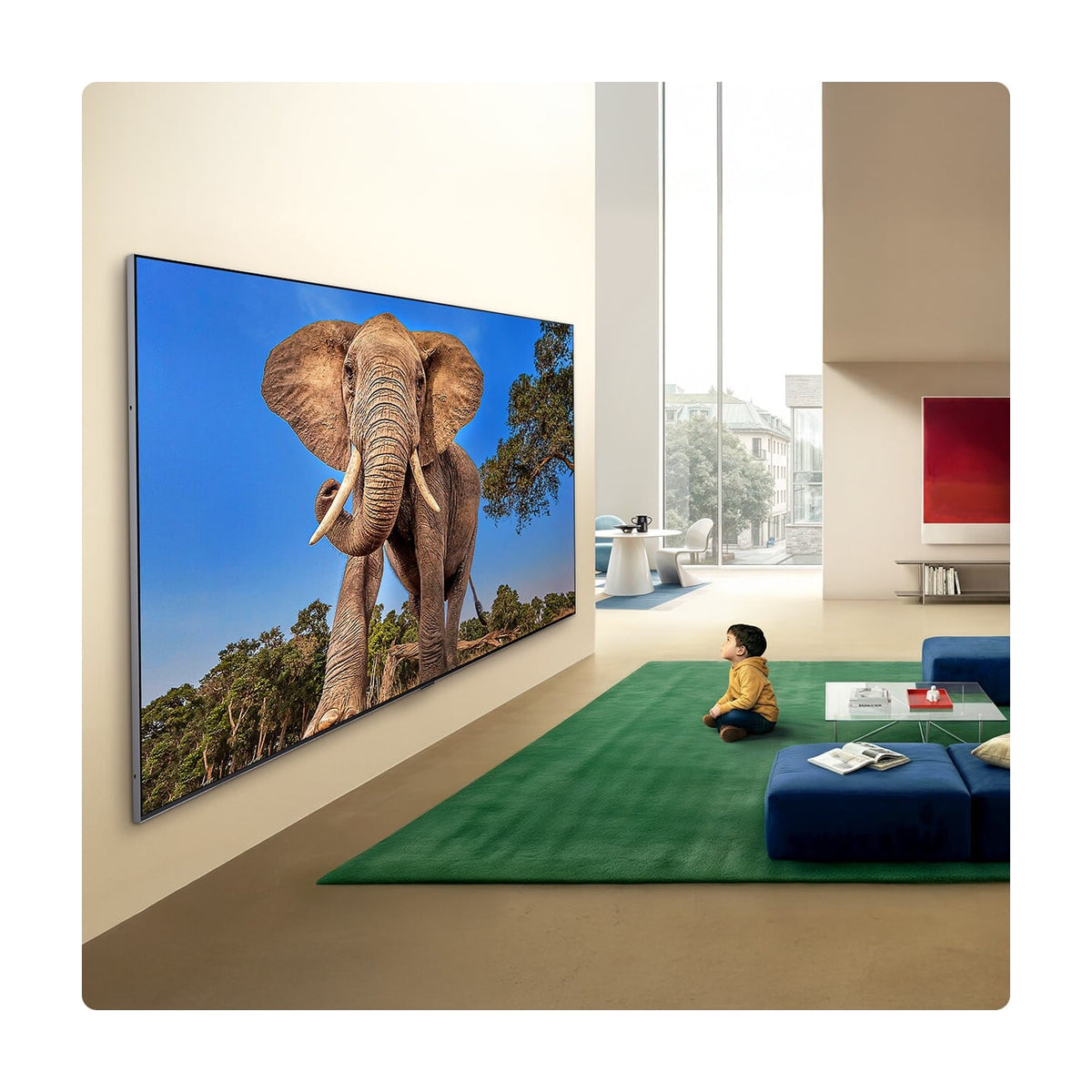 Televisor LG 115QNED93B6 de 115 pulgadas, Mini LED 4K UHD