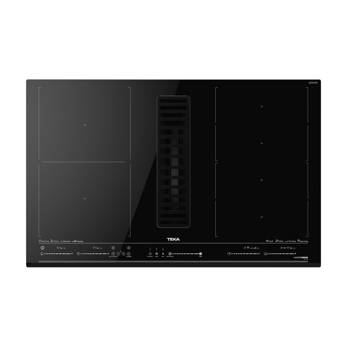 Placa con extractor Teka MasterSense Air AFF 87601 MST de 80 cm, FullFlex