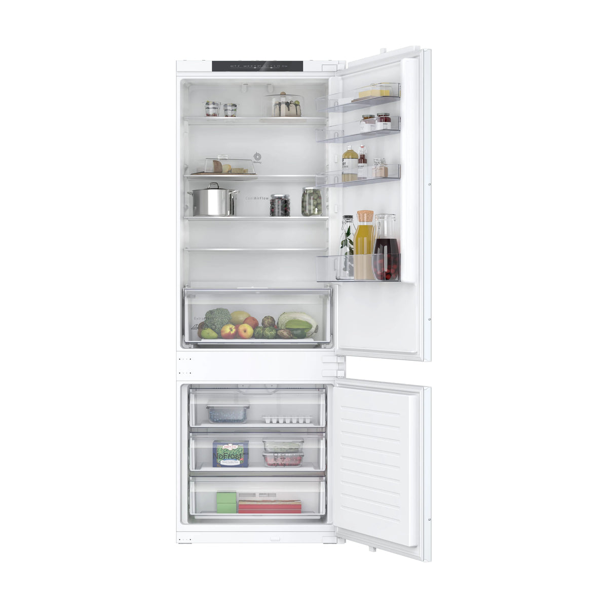 Frigorífico combi integrable Balay 3KIE901F, 383 l, No Frost