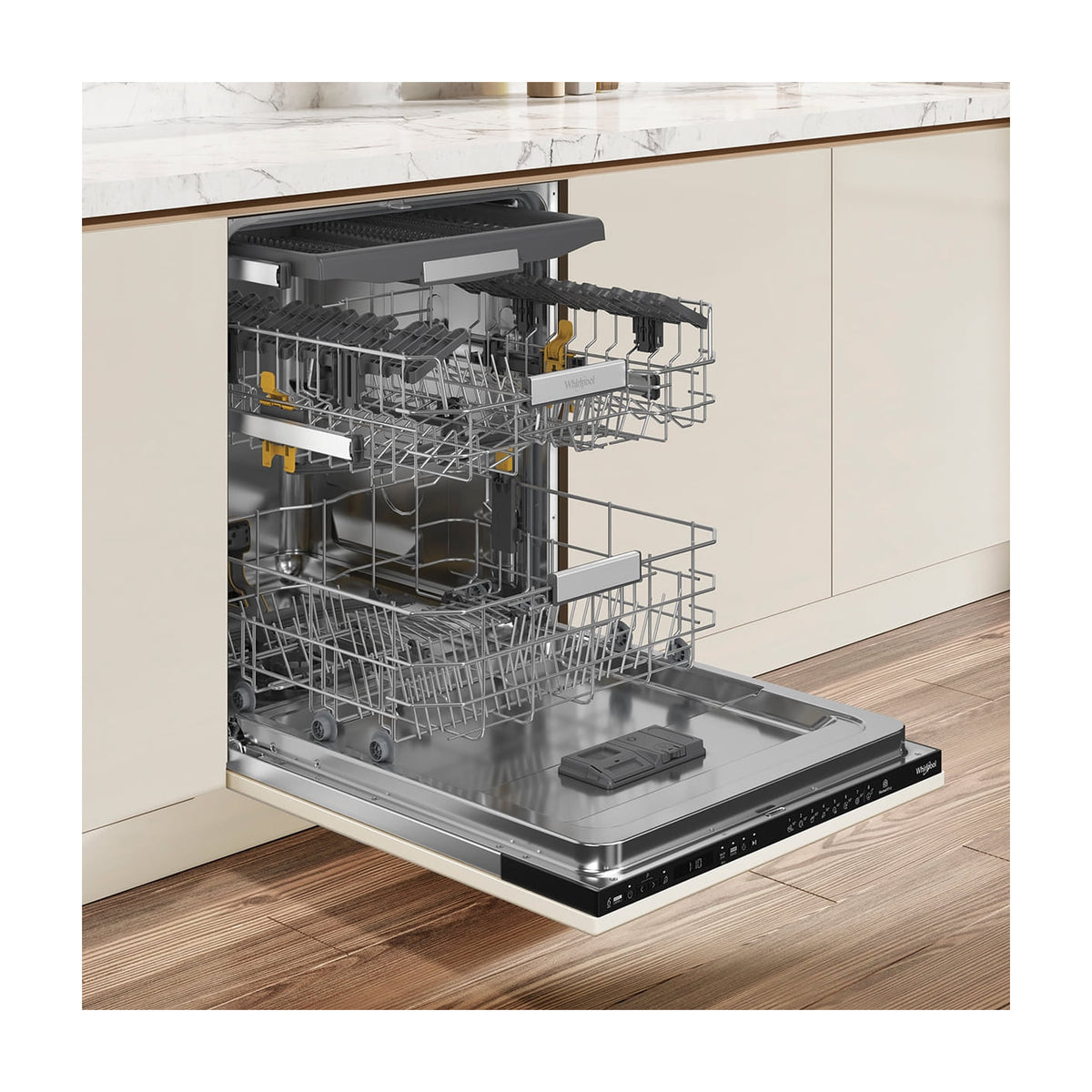 Lavavajillas integrable Whirlpool W0ITP61LSW de 14 cubiertos, clase A