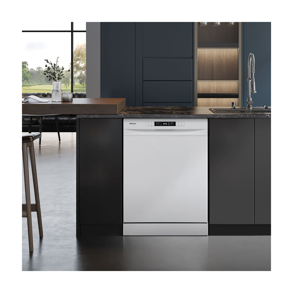 Lavavajillas Hisense HS623D10W de 14 cubiertos, clase D