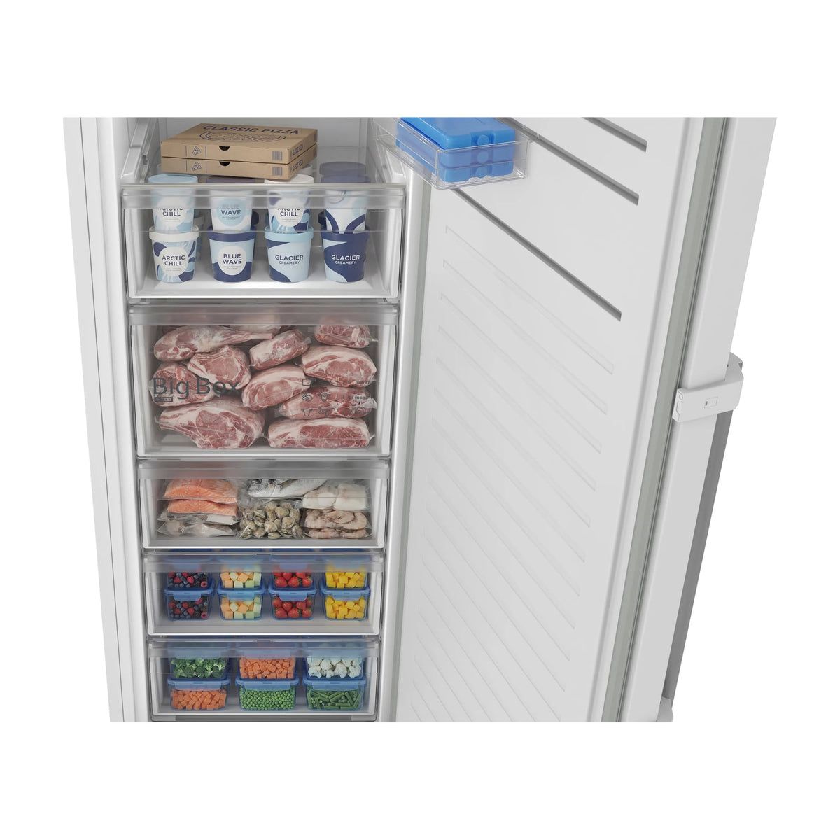 Congelador vertical Balay 3GFD563WE, 334 l y No Frost