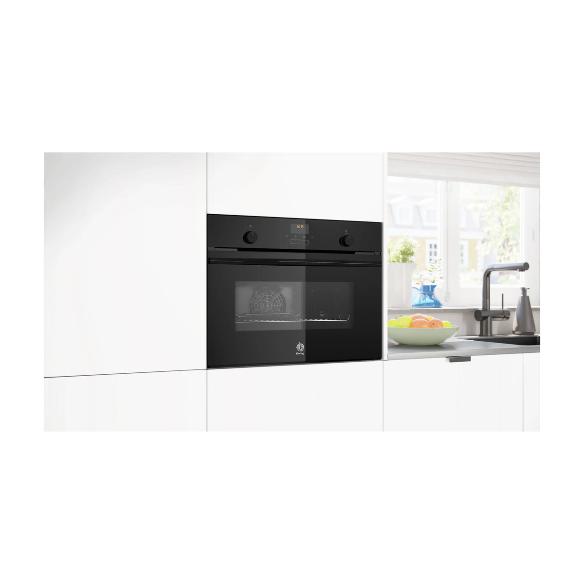 Horno compacto Balay 3CB5159N3, 47 l, Aqualisis y cristal negro