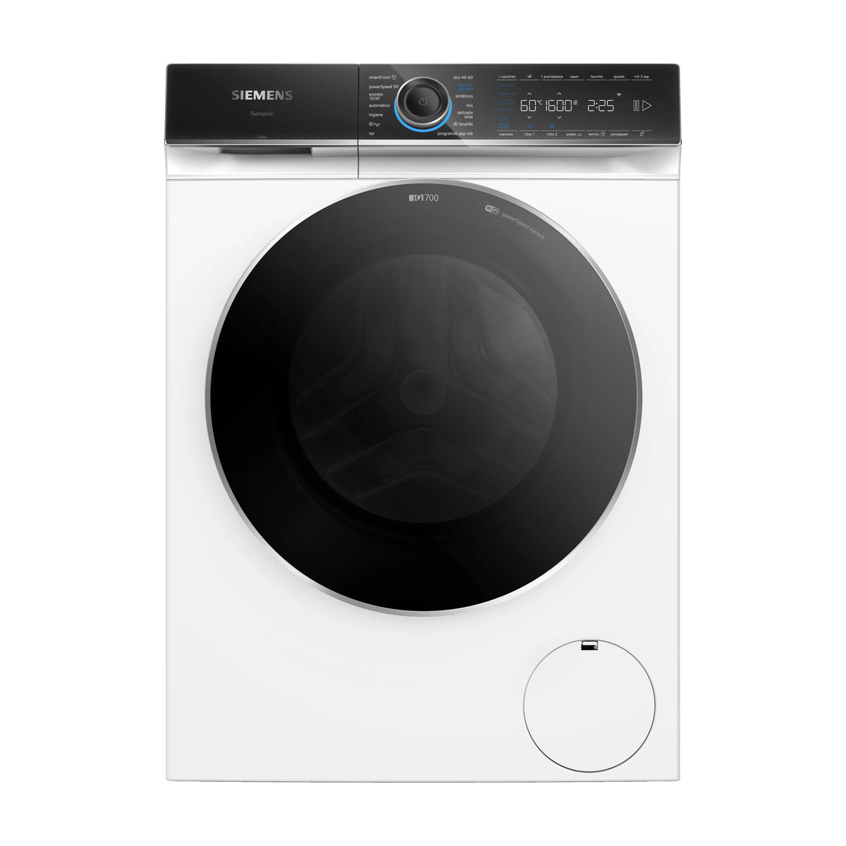 Lavadora de carga frontal Siemens WG66B2A2ES, 11 kg y 1600 rpm