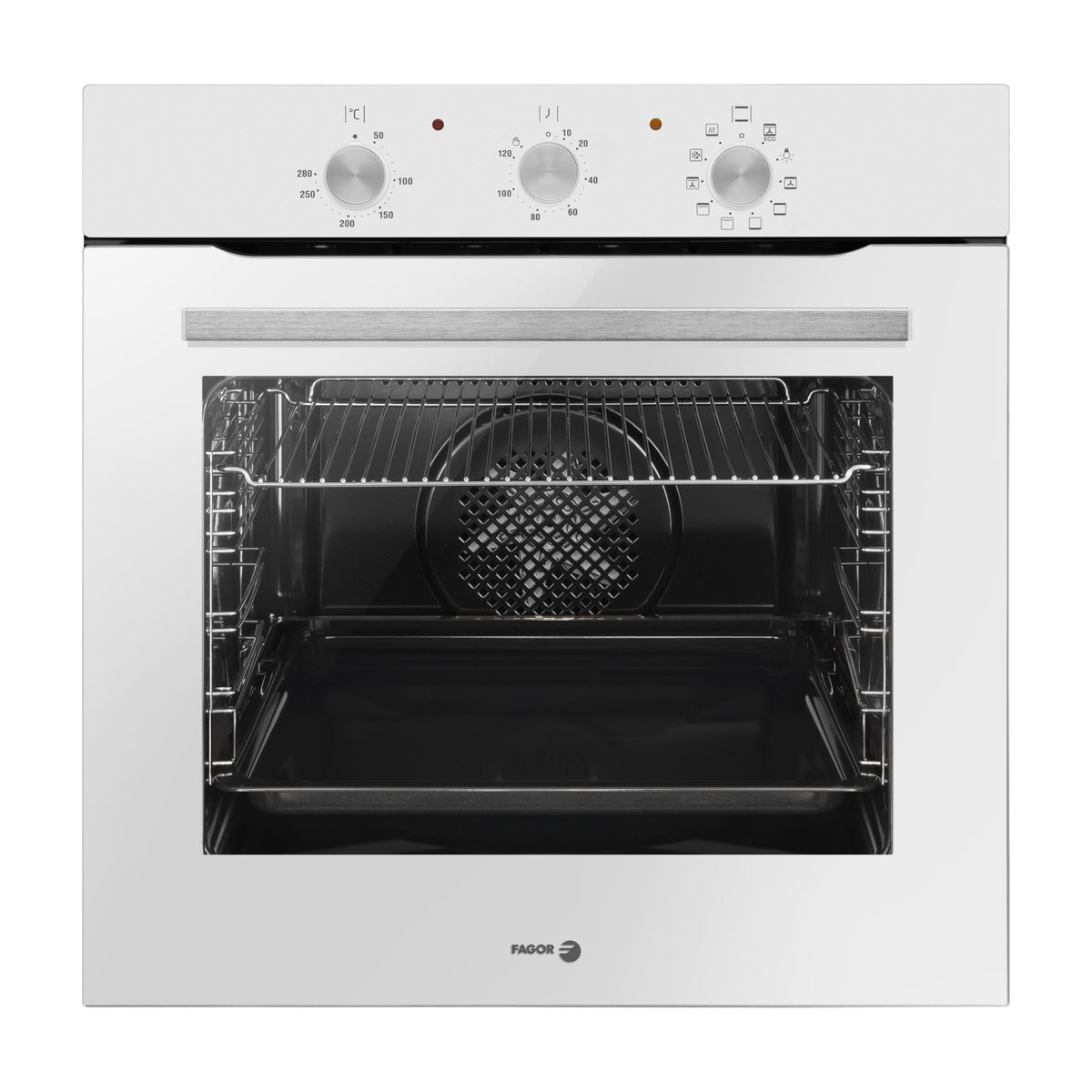 Horno multifunción Fagor 9H-115BB, 77 l, cristal blanco