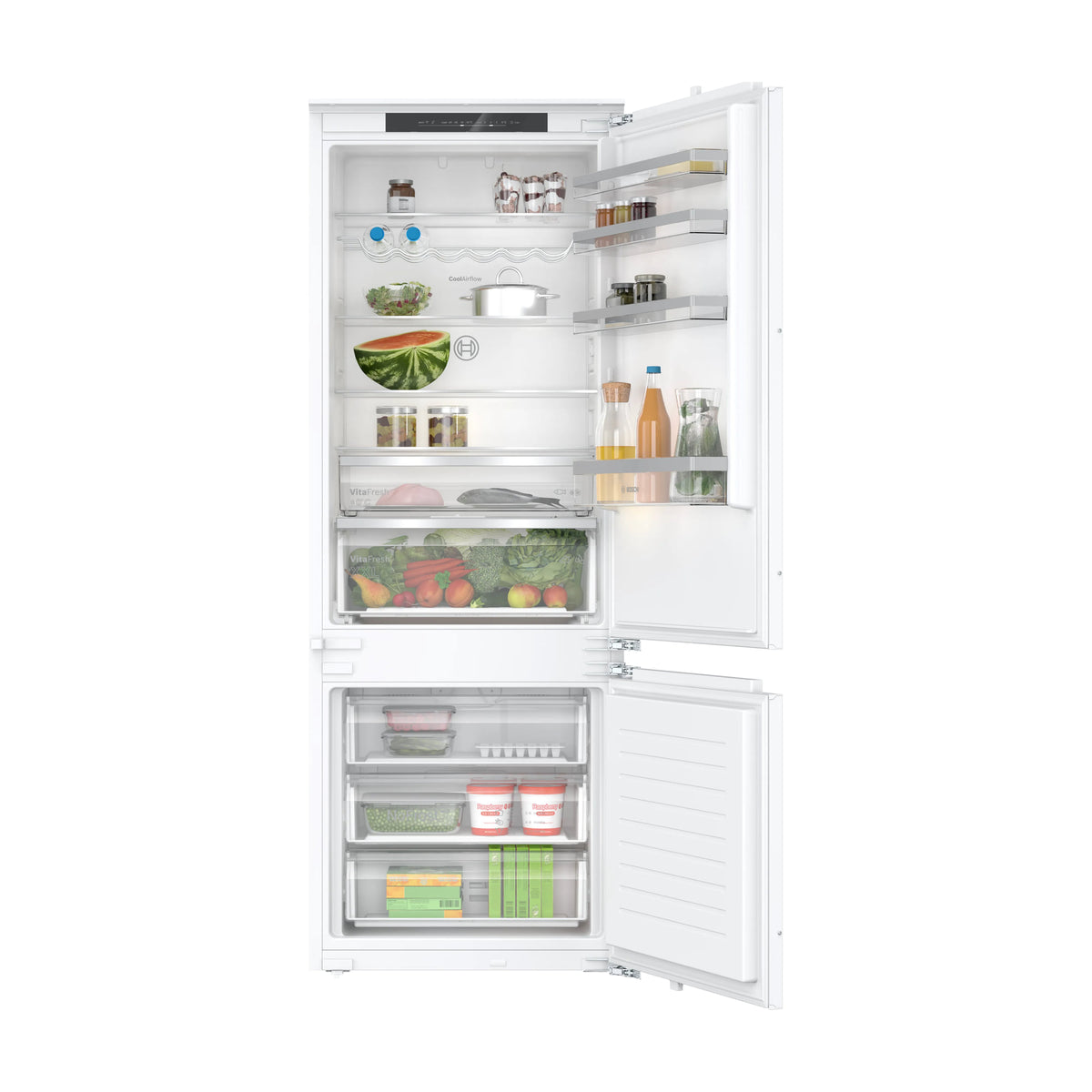 Frigorífico combi integrable Bosch KBN96VFE0, 383 l y No Frost