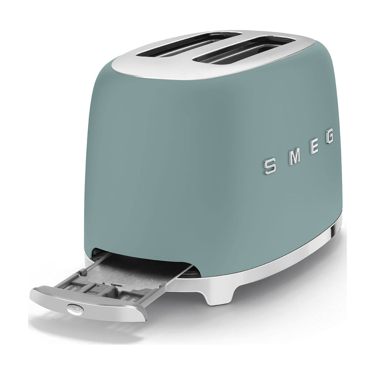 Tostadora Smeg TSF01EGMEU de 2 ranuras, verde esmeralda mate