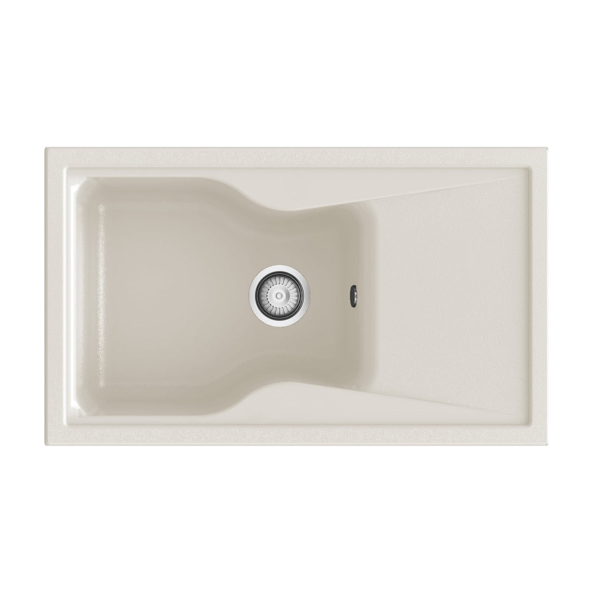 Fregadero Poalgi City 321 Roc Stone®, Pergamon brillo con escurridor