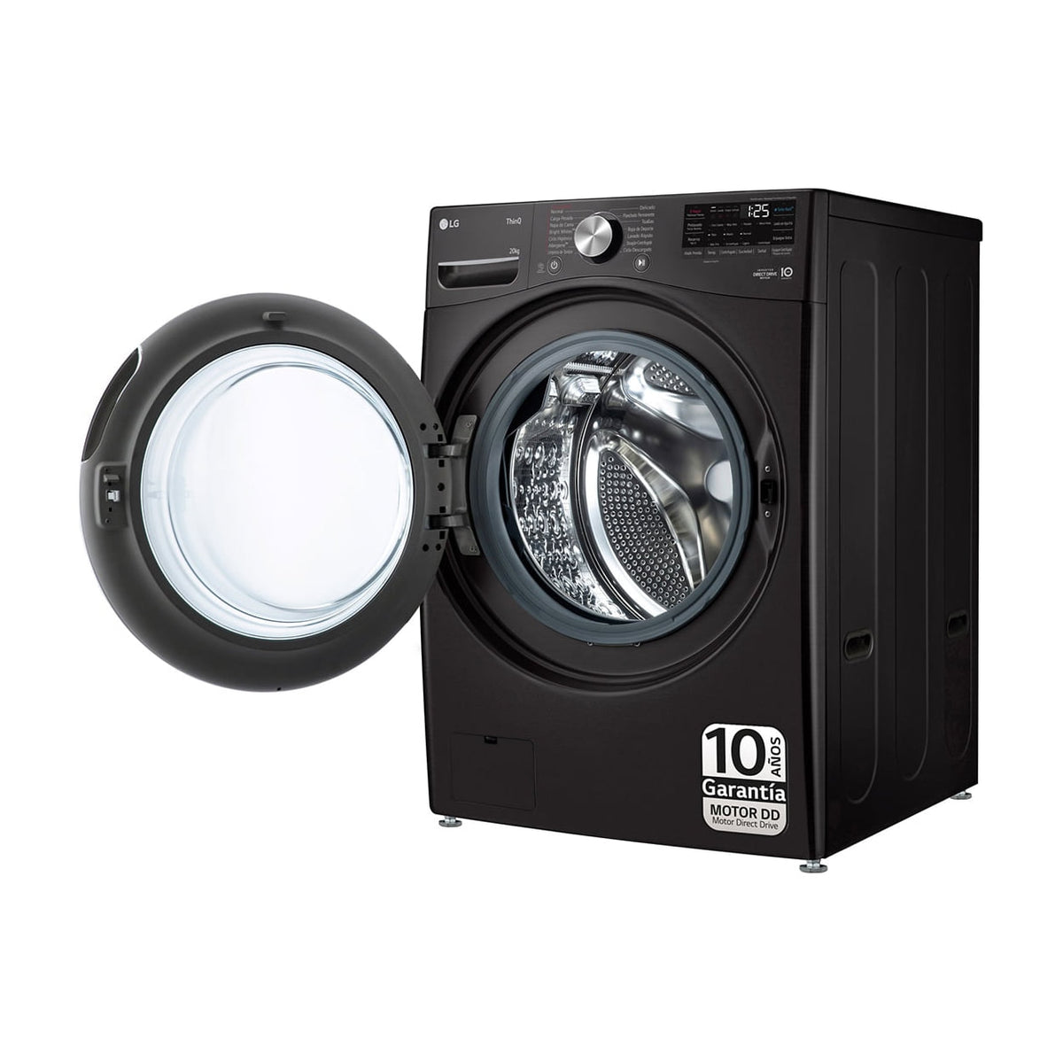 Lavadora LG F0P3CYV2E de 20 kg y 1000 rpm