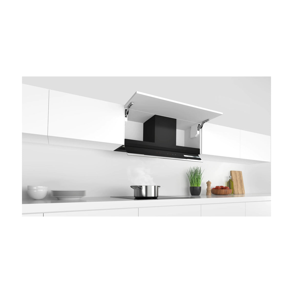 Campana integrable Bosch DBB97AM60 de 90 cm, cristal negro y TouchSelect