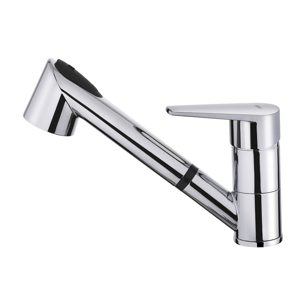 Grifo de cocina Teka MTP 978 D monomando cromado con ducha extraíble