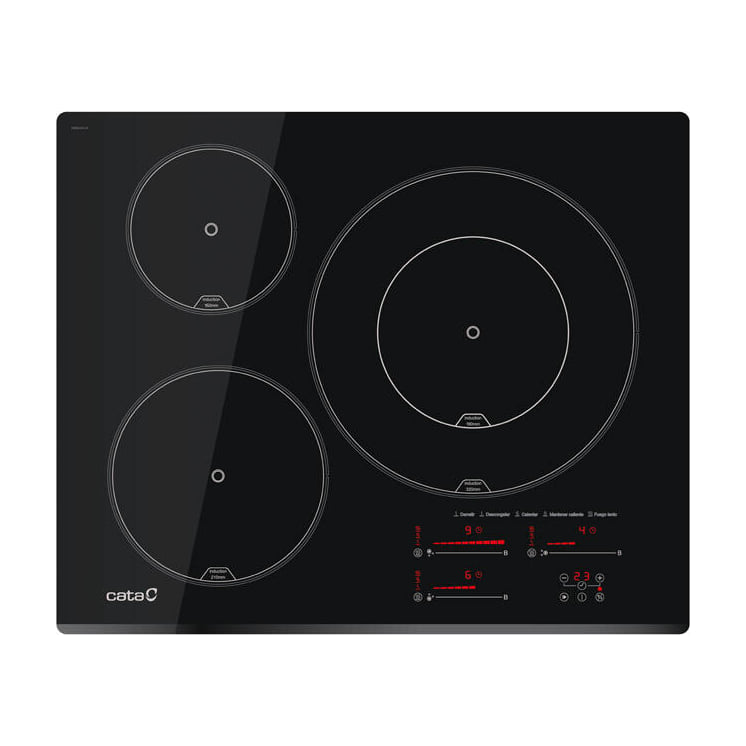 Placa de inducción CATA INSB 6532 BK de 63 cm con 3 zonas