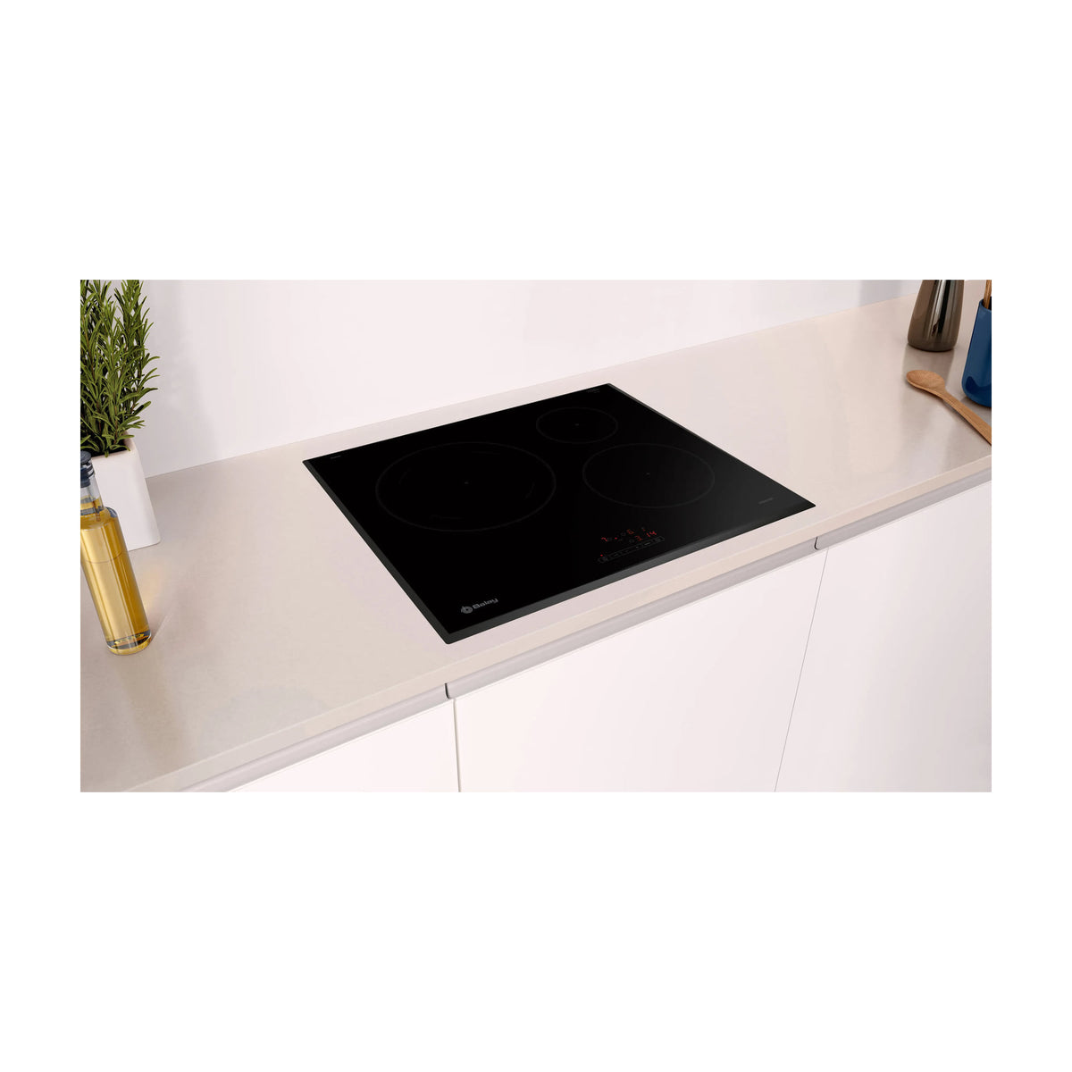 Placa de inducción Balay 3EB965LR, 3 zonas y zona de 28 cm