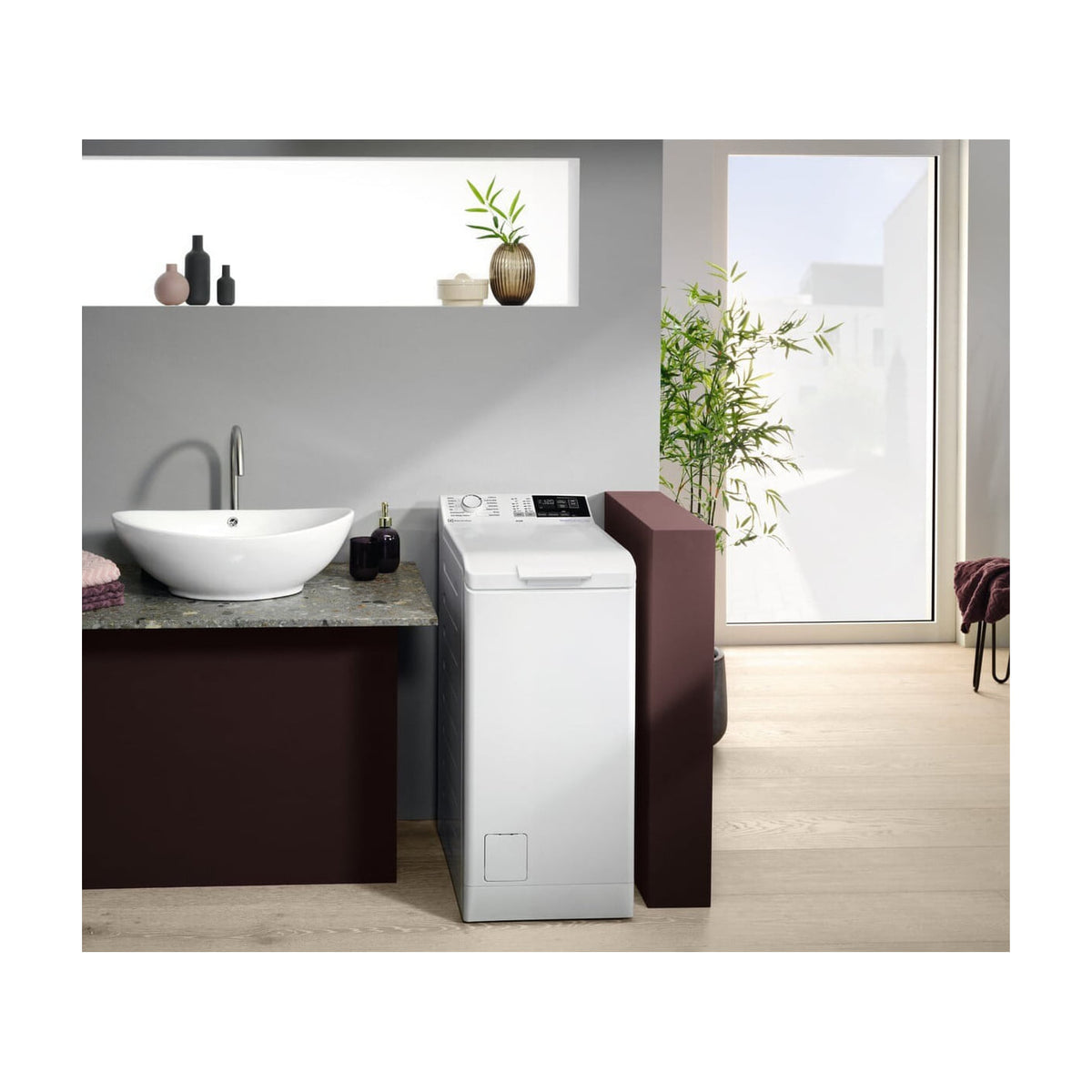 Lavadora de carga superior Electrolux EN6T4722NF, 7 kg y 1200 rpm