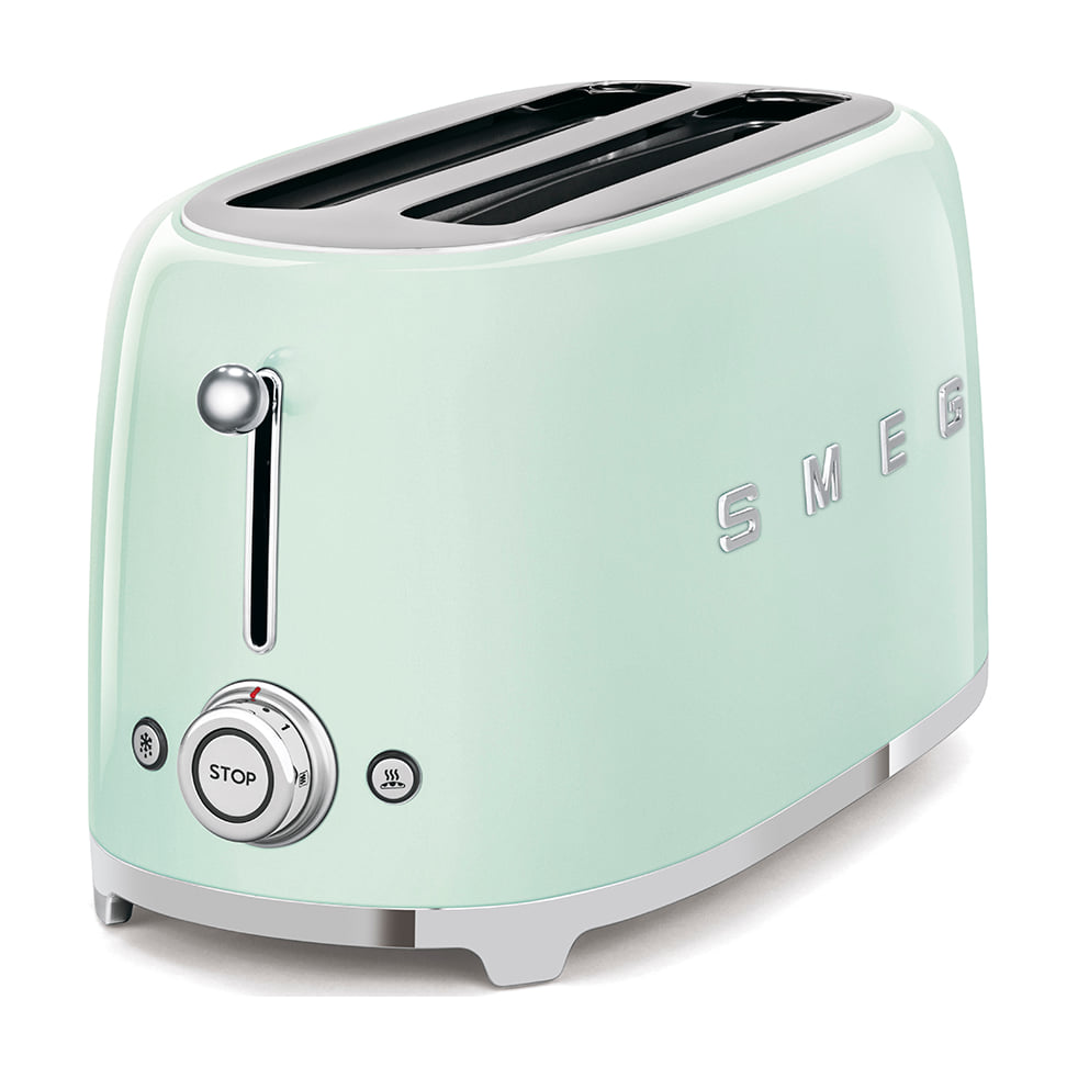 Tostadora Smeg TSF02PGEU de 4 rebanadas, verde pastel