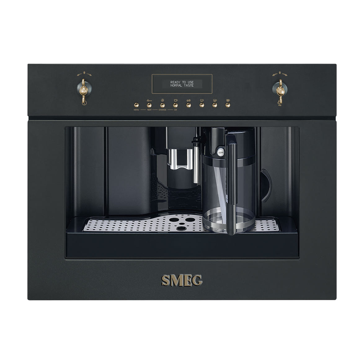 Cafetera integrable Smeg CMS8451A de 45 cm con molinillo cónico