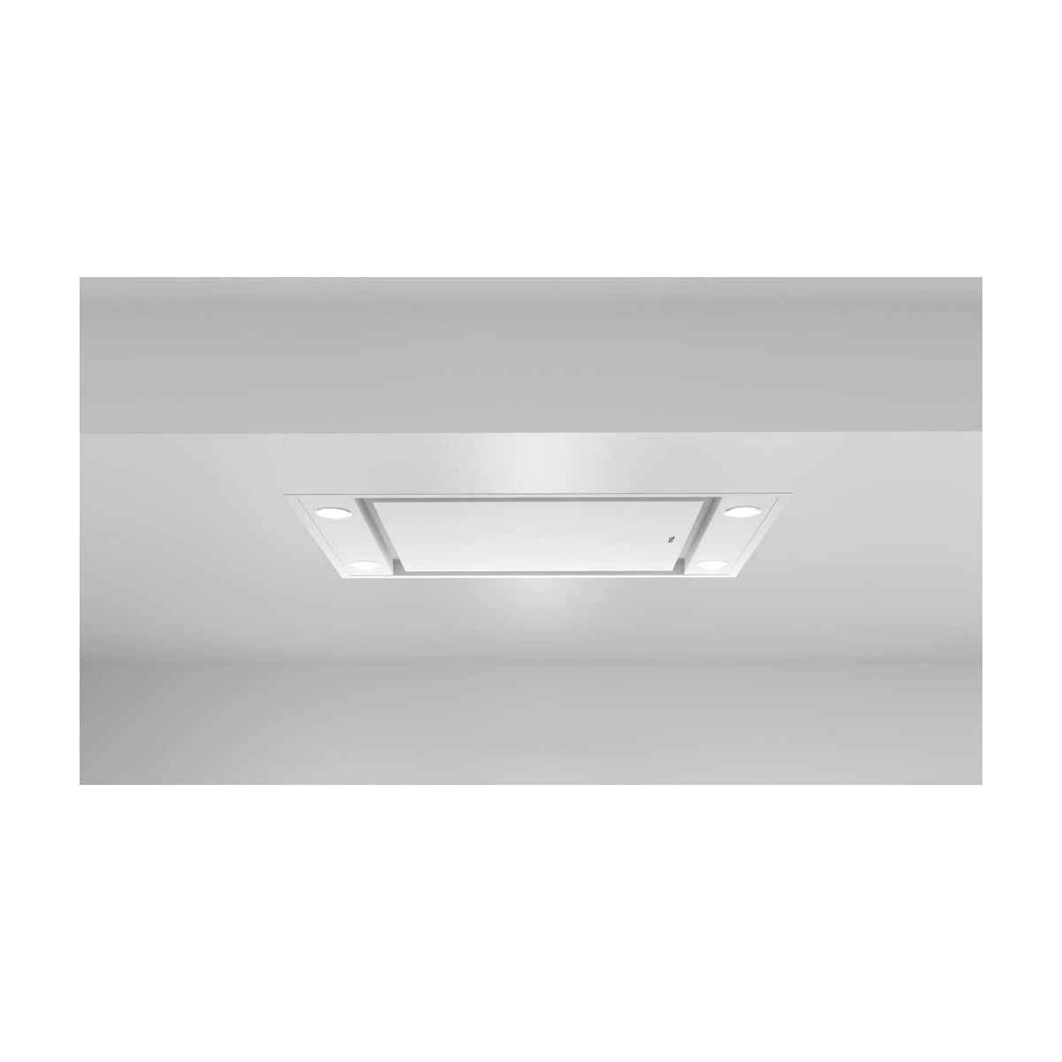 Campana de techo Teka DHT 96340 WH blanca, 90 cm y aspiración perimetral