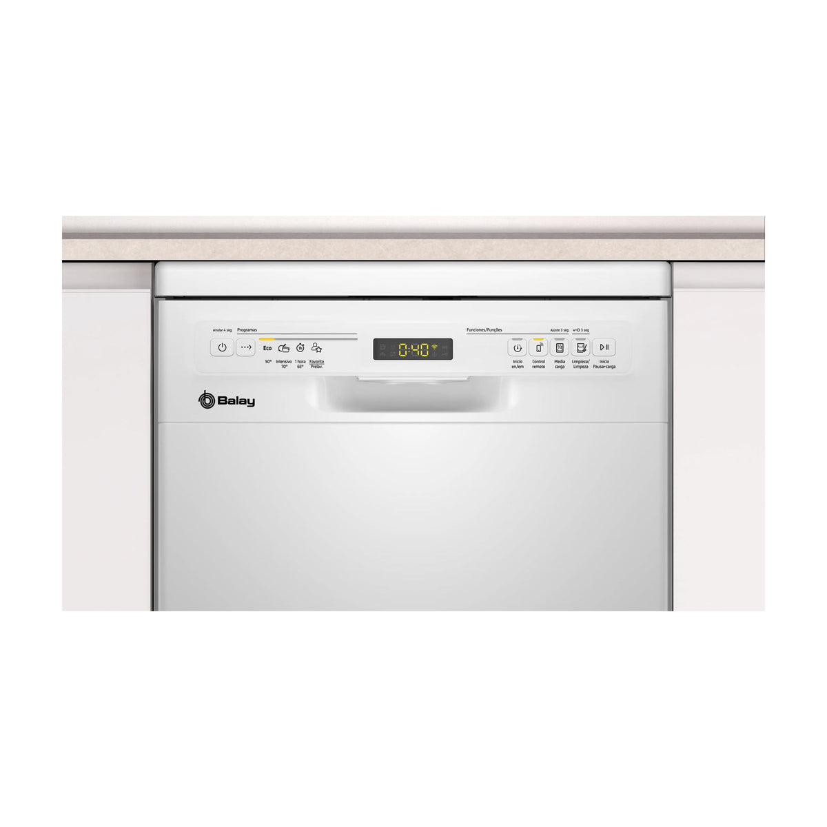 Lavavajillas Balay 3VN4031BA de 45 cm, 10 cubiertos, blanco