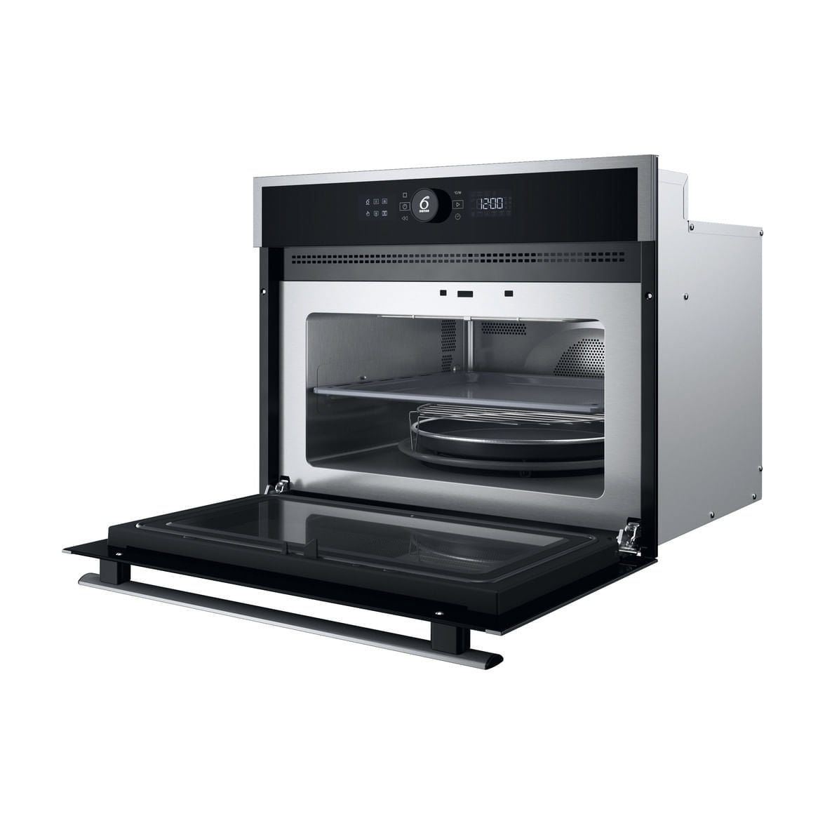 Microondas integrable Whirlpool WMW47HMX de 40 l con grill y aire forzado